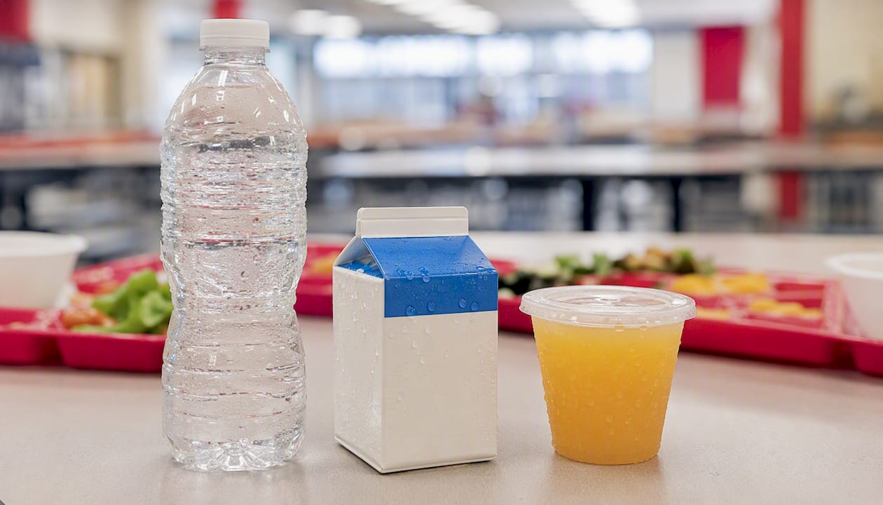Selection of compliant school beverages