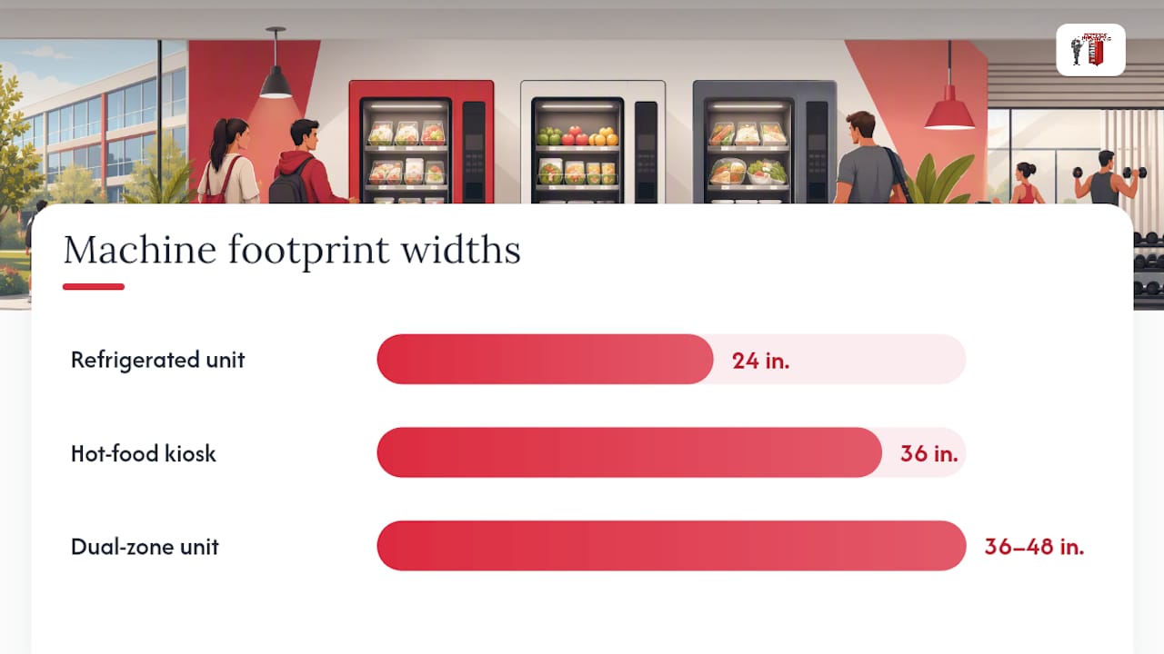 Comparison diagram of vending machine types