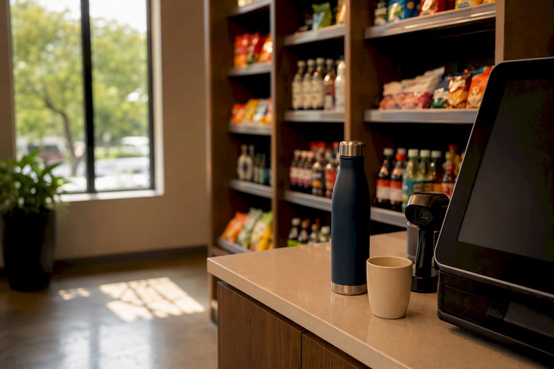 Read more about the article Facility Managers: Managed Micro Market Kiosk Cuts Breakroom Workload