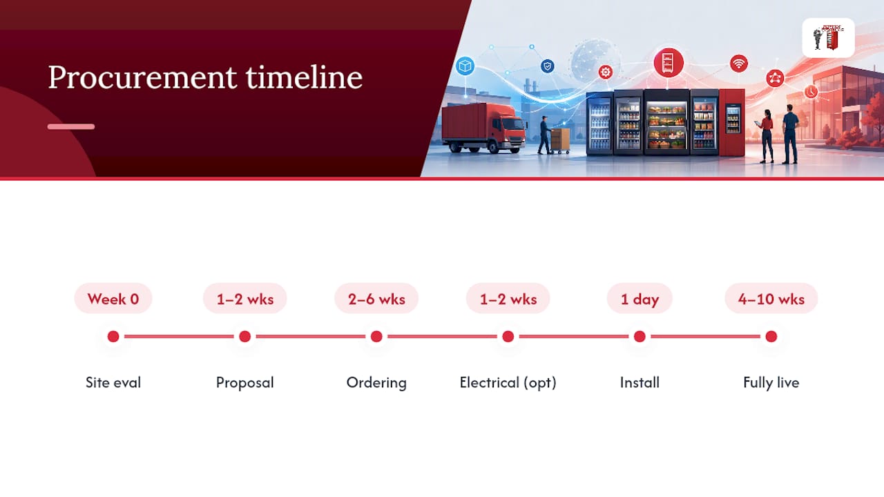Micro market refrigeration procurement timeline