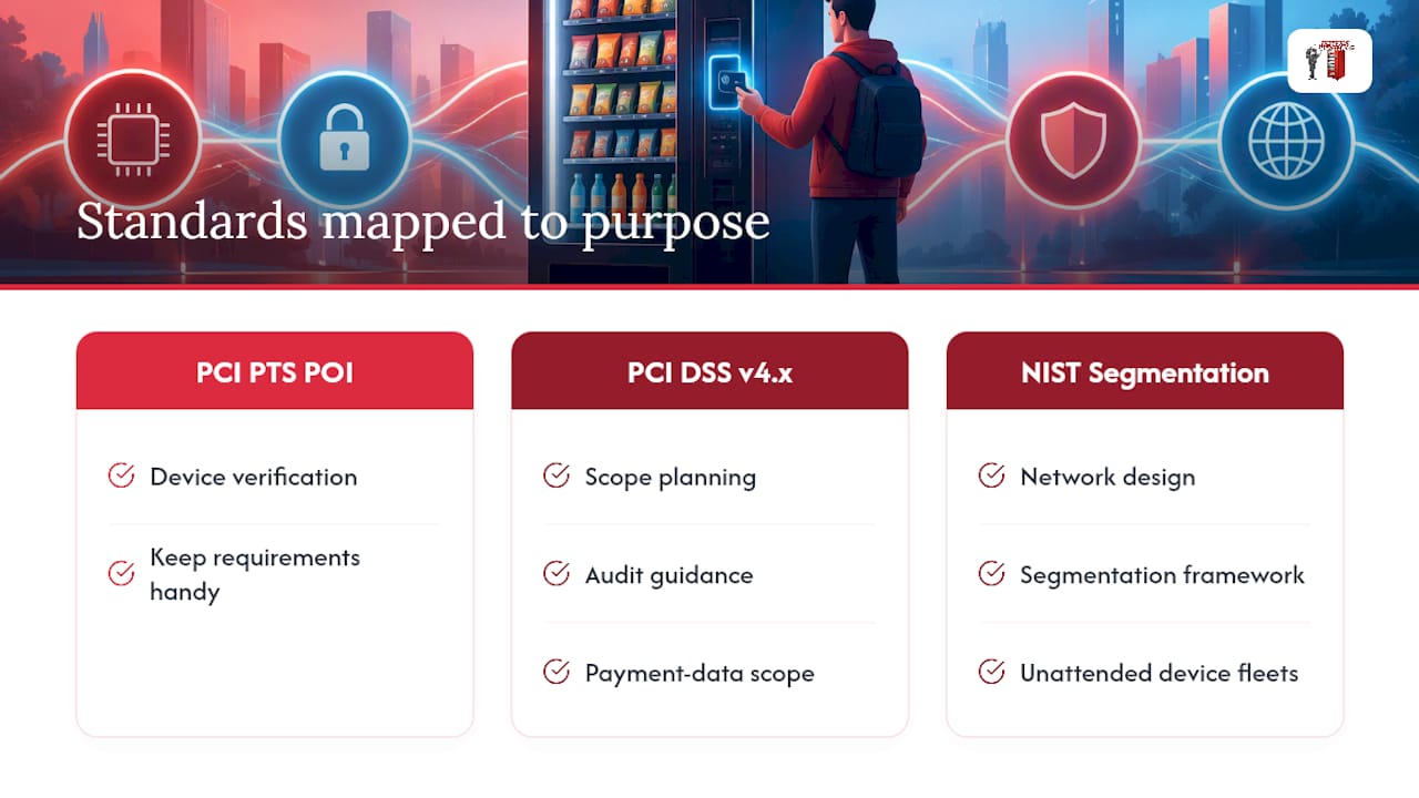 Map of payment security standards and uses